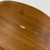 Solid teak aperitif dish