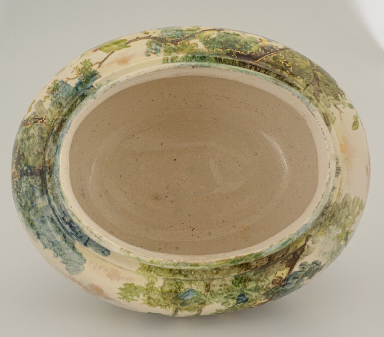 Cache pot slip impressionist 1900 japanese base montigny nineteenth