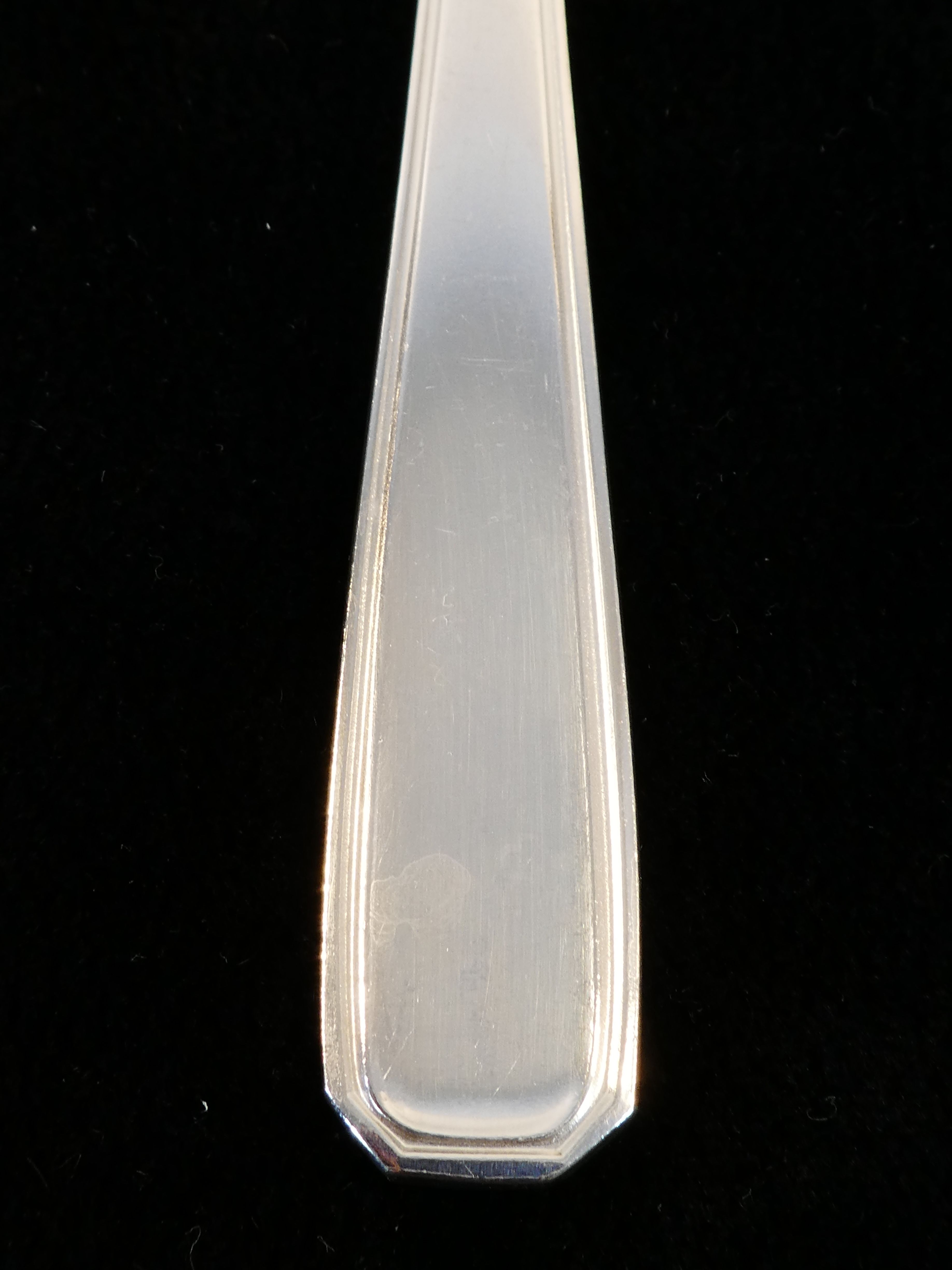 12 fish cutlery knife knife BOULENGER in silver metal Model SUZY