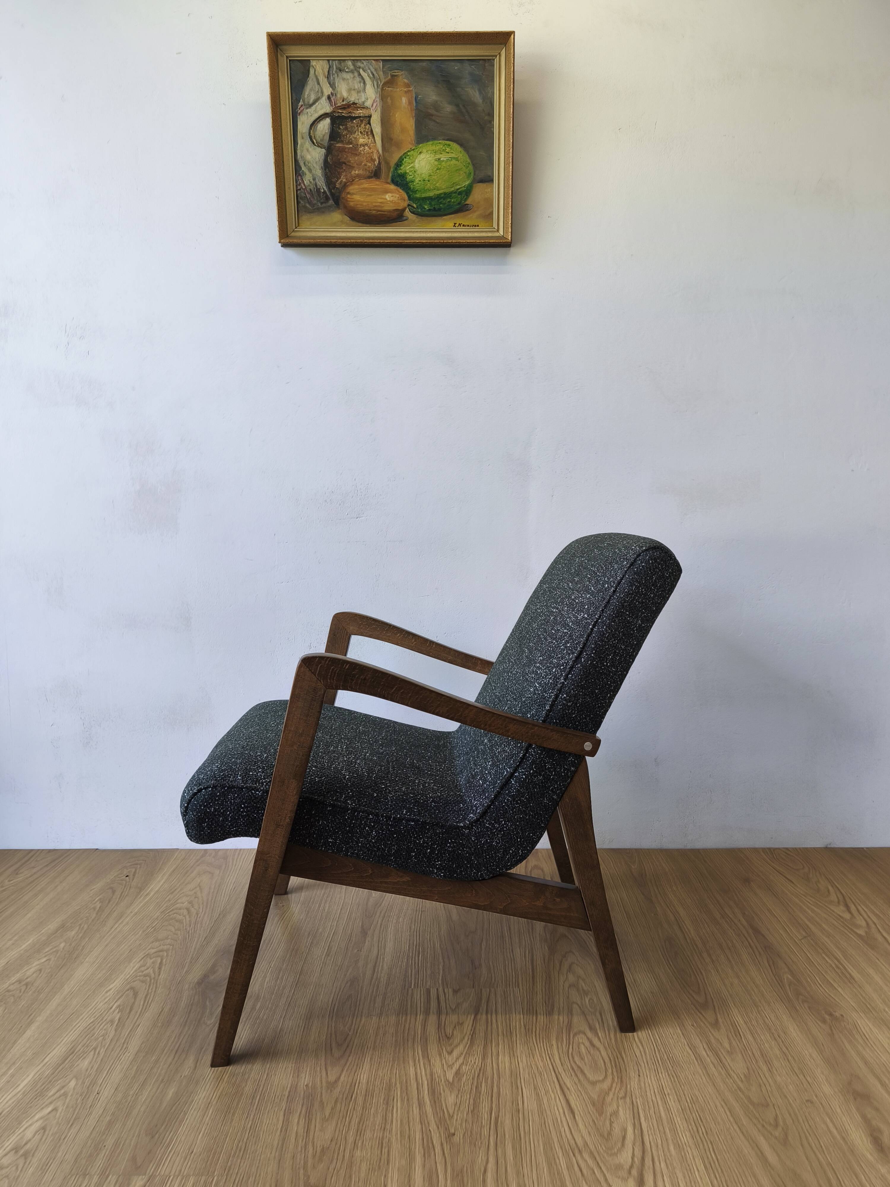 Fauteuil design type 300-138 Pologne années 70.