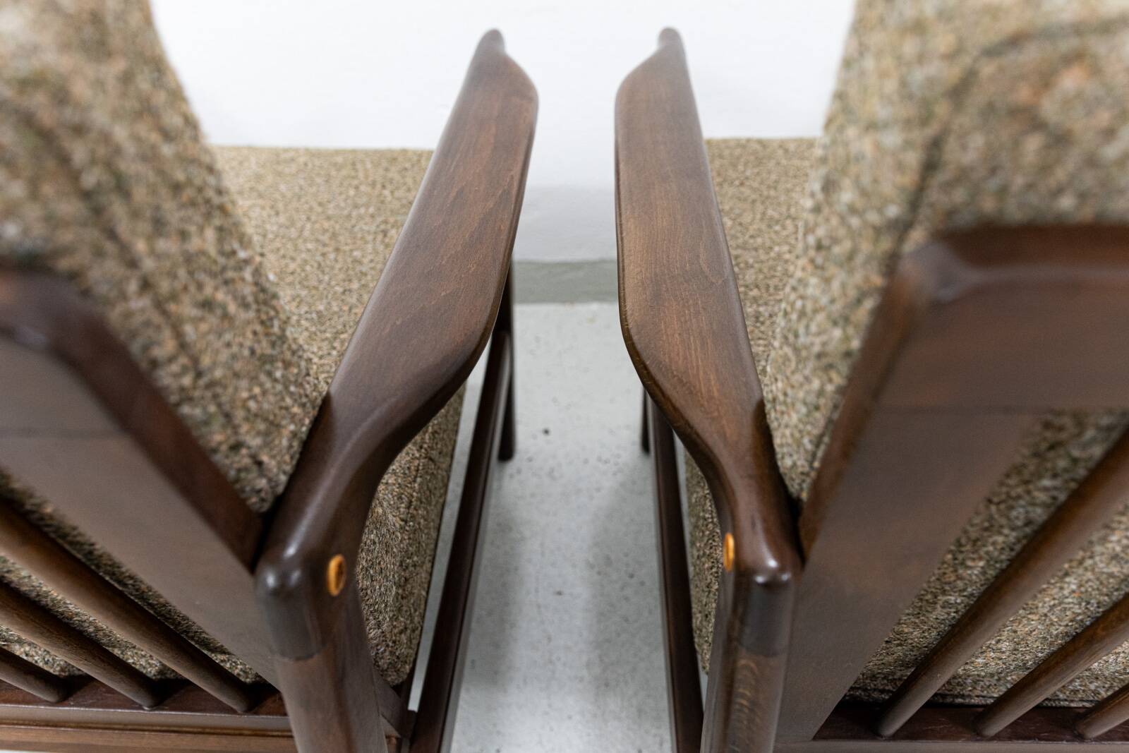 Mid Century Armchairs By Zenon Bączyk, 1960's, Set Of 2