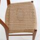 Ensemble de 6 chaises Glyngøre / Arne Wahl Iversen “GS 60” / teck / corde à papier / années 1960 / années 1970