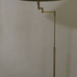 Lampadaire à bras pivotant multi-réglable en laiton Walter von Nessen, États-Unis, années 1960