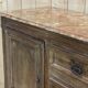 18th-century oak enfilade with a marble-effect painted top.