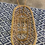 Rattan doll pram