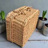 Vintage rattan case