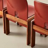 Tobia & Afra Scarpa Set of 5 Model 121 Dining Chairs for Cassina Italy 1965