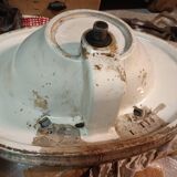 Vasque évier porcelaine sur pied