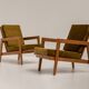 Paire de fauteuils de reconstruction française, France 1960s