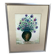 Petit tableau bouquet de fleurs huile sur carton signée
