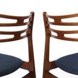 Paire de chaises vintage en teck de Johannes Andersen pour Vamo (années 1960) – Modèle 1