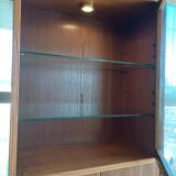 Vintage bookshelf library