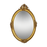 Mirror in beautiful oval frame 19th style Louis XV 44x32 cm SB132