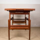 Danish teak table model "elevator" adjustable high and low, Kai Kristiansen, V.M.Mobler 1960