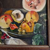 Original still life canvas painting signed