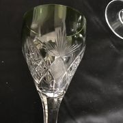 Lot de 5 verres à vin Roemer en cristal
