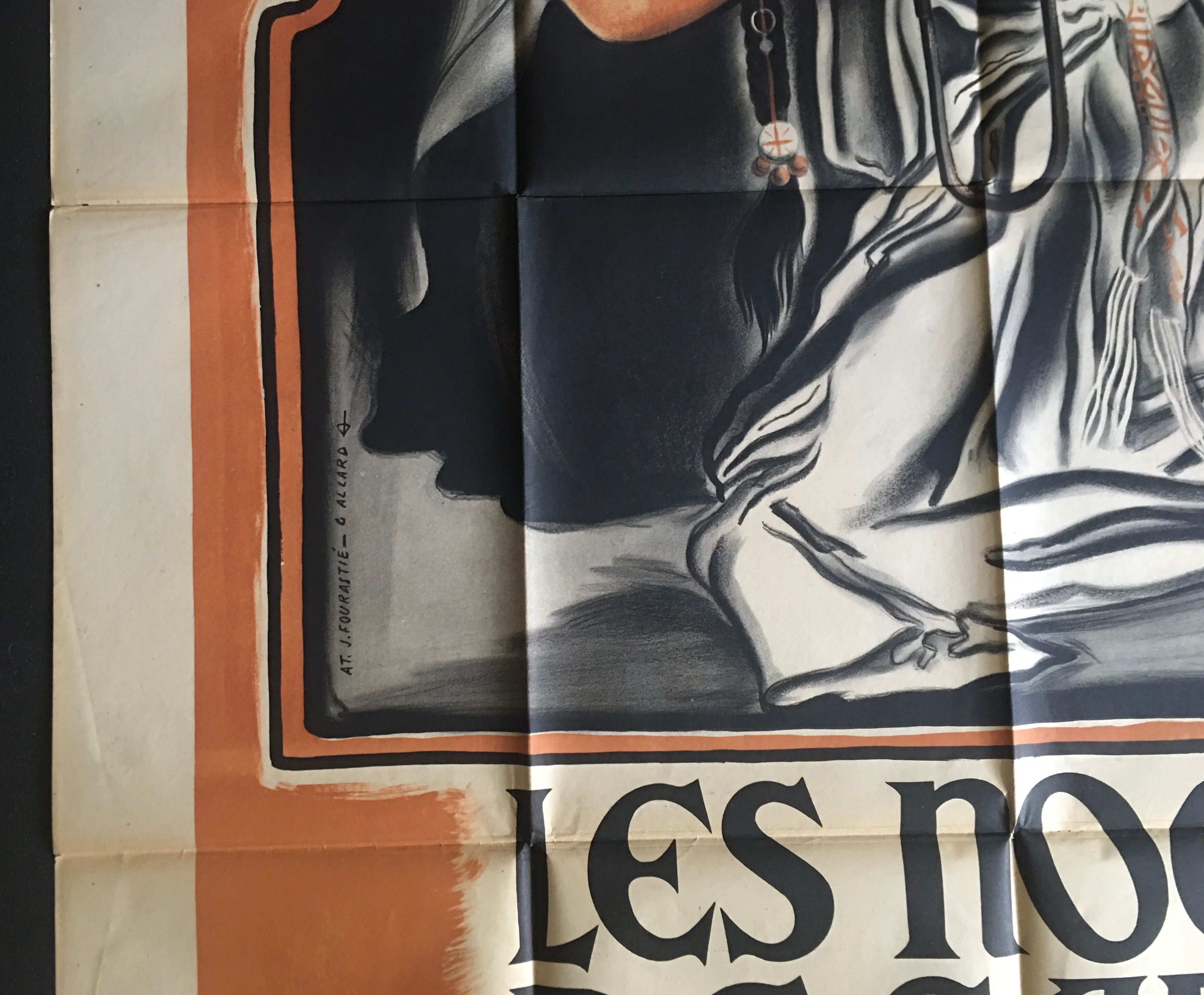 Les Noces de Sable - 1948 - original French poster