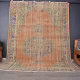 Antique Floral Oushak Home Living Rug sku 1900