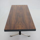 1970s Restored Walnut Coffee table ,Czechoslovakia