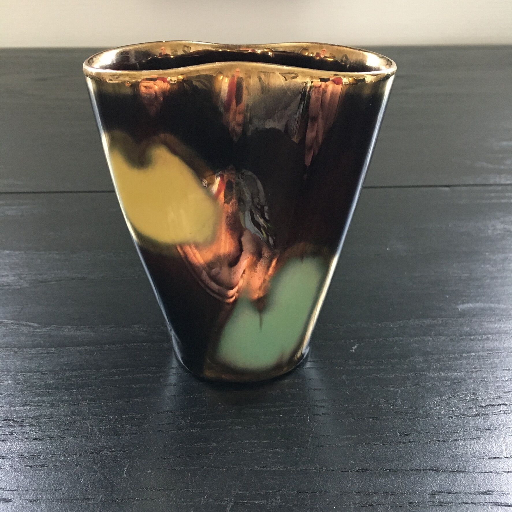 Vase decoration flamed 4 colors