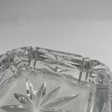 Worked crystal ashtray