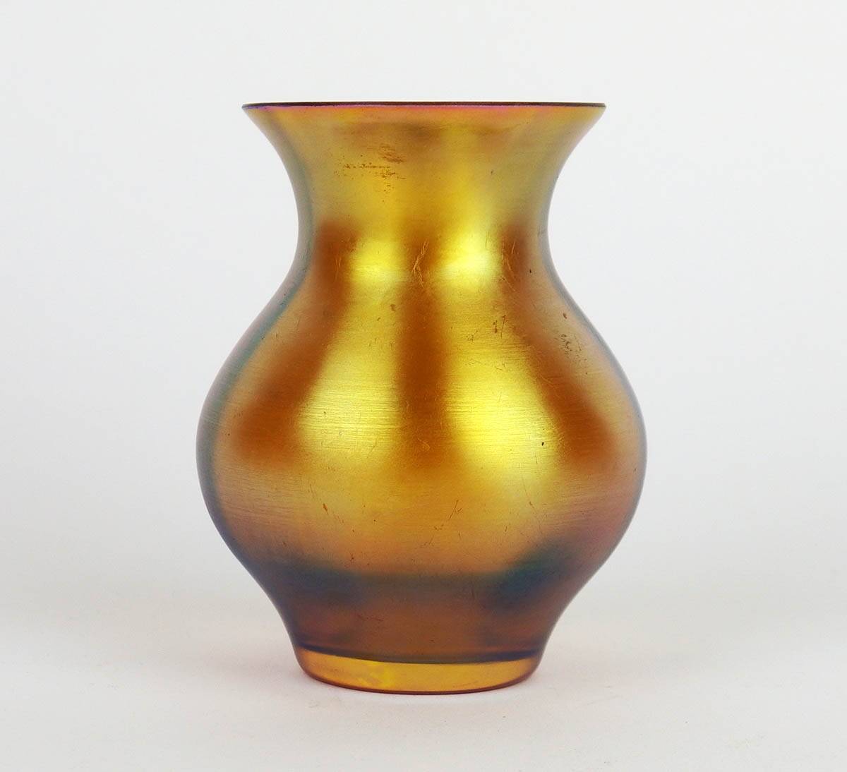 Iridescent glass vase by WMF