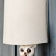 Lampe chouette en céramique de la maison Chaumette