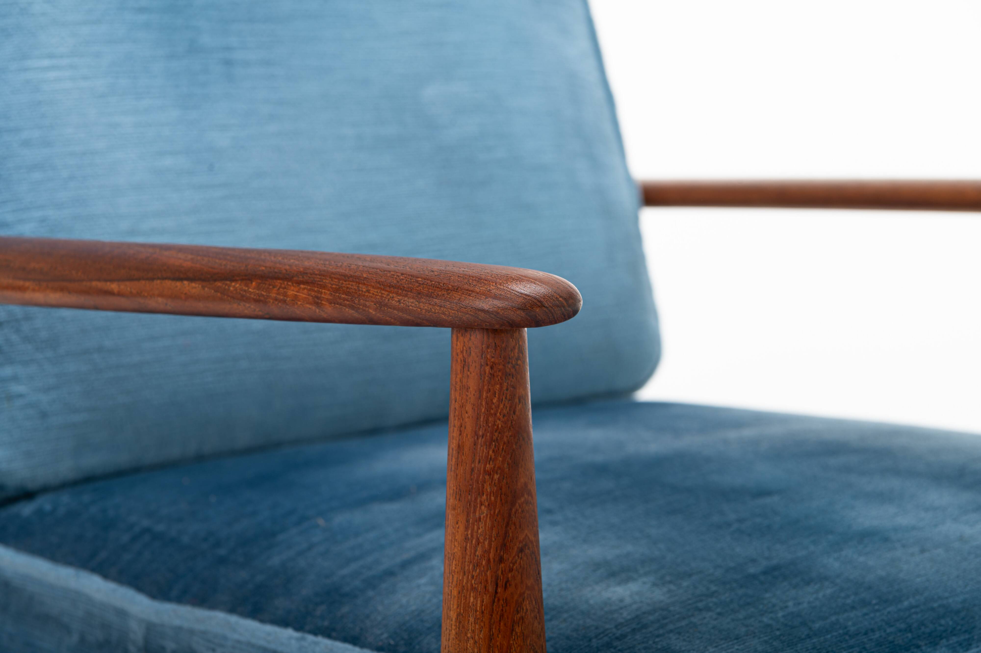 Pair of easy chairs by Grete Jalk for France & Daverkosen, Denmark 1962