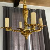 Gilded bronze chandelier Louis XV
