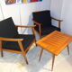 Pair of armchairs scandinavian of the 1960s