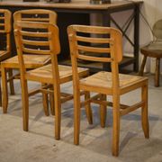 Set of 6 Pierre Cruège chairs from the 1950s.