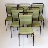 Set of 6 vintage 1950 chairs