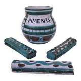 Lot of ceramics, Robert Picault, Vallauris