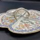 Four-lobed beggar worker's hors d'oeuvre in Chantilly porcelain, Japanese decor