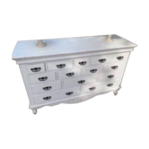Ensemble commode/grainetier et ses lampes a poser