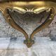 Vintage golden wall console