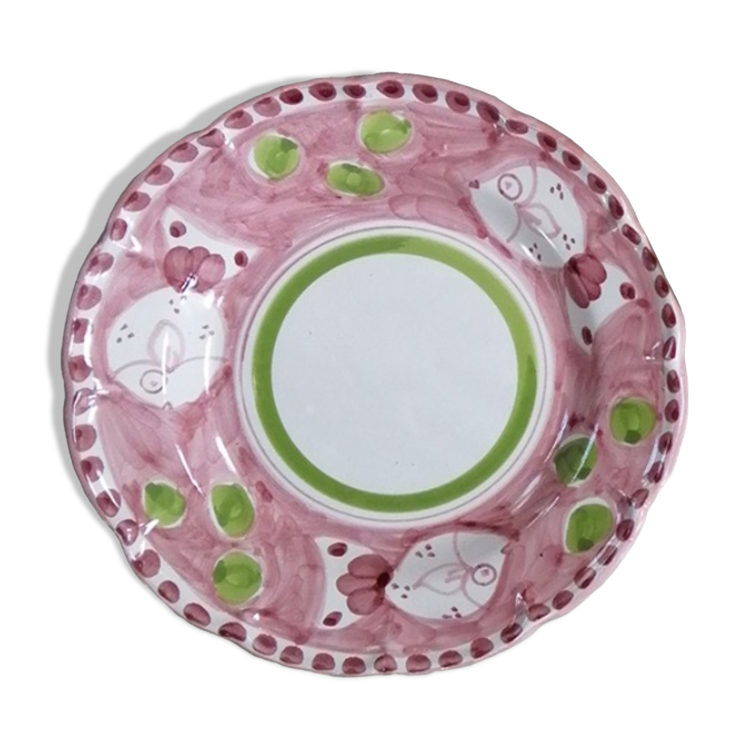 Pink Fish Pasta Plate
