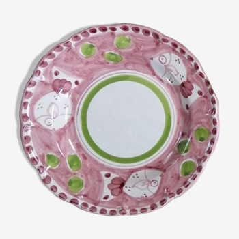 Pink Fish Pasta Plate