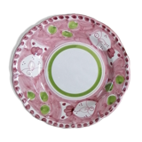 Assiette Pasta poisson rose