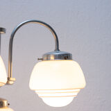 Lustre Art déco à trois bras, années 1930