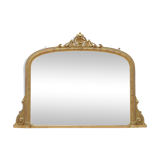 Victorian gilded overmantel mirror 95x131cm