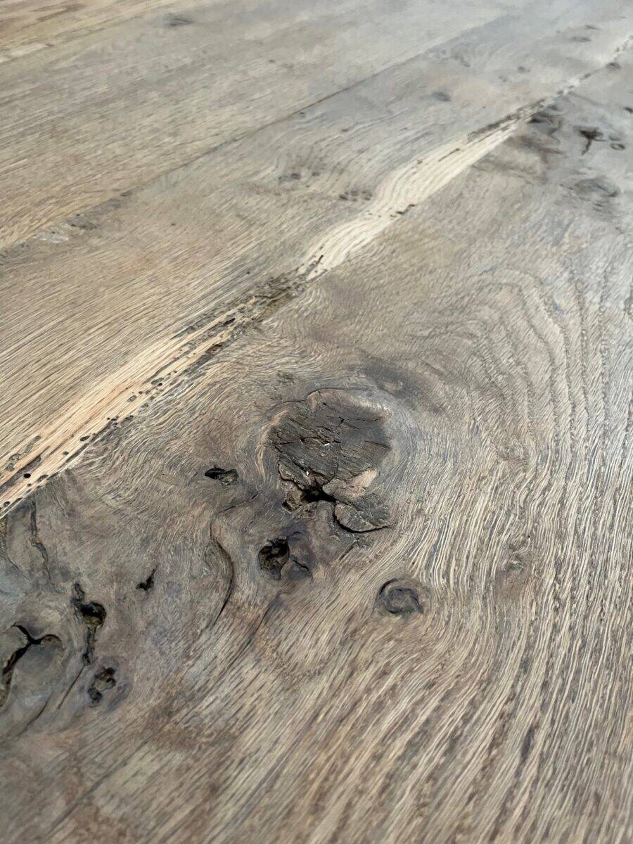 Early 20th century oak farmhouse table