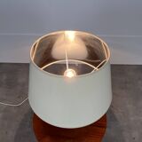 Opaline lamp from the 70s by Verre Lumière