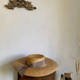 Old straw hat, 36 cm