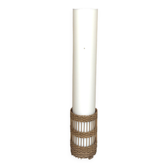 1960s rattan floor lamp
