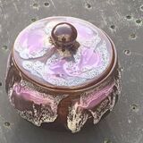 Coffee or tea service in enameled ceramic by Marius Giuge, artisan potter in Vallauris,