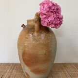 Old 3-handled sandstone jar