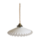 Suspension in serrated white opaline