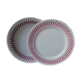Paire de plats de service