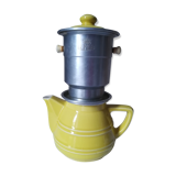 Art deco earthenware teapot/coffee maker